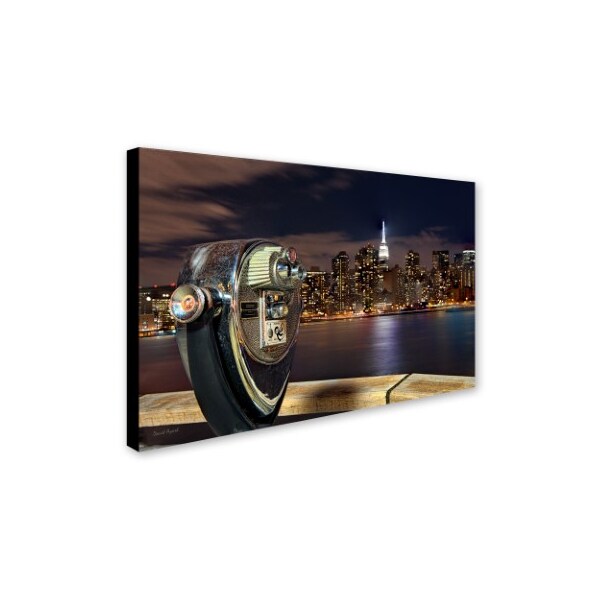 David Ayash 'Midtown Over The East River-III' Canvas Art,12x19